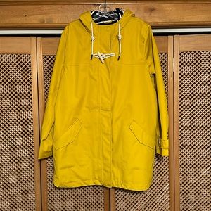 Women’s “Keeping Faith” Rain Jacket: size 14  (512)